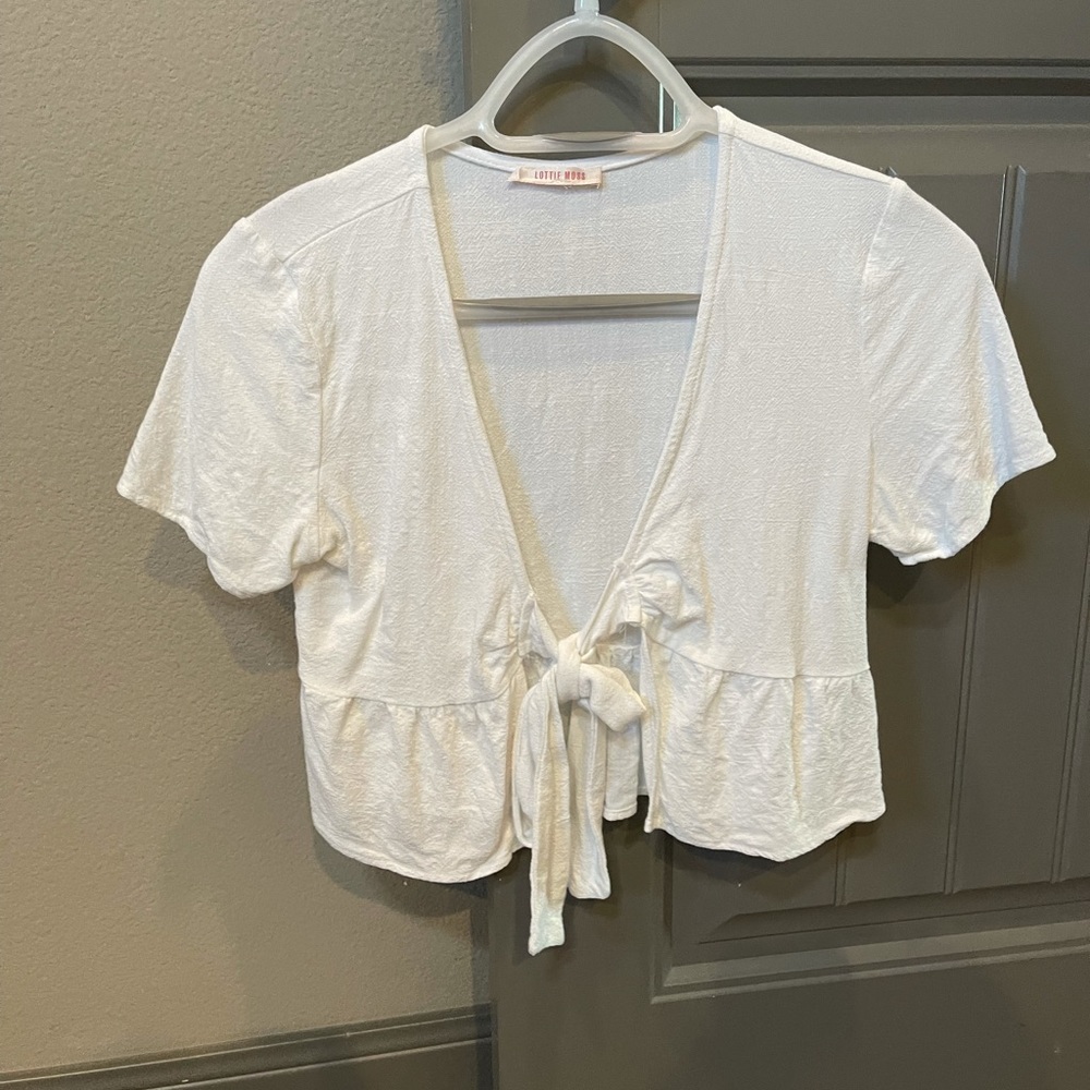 White tie top